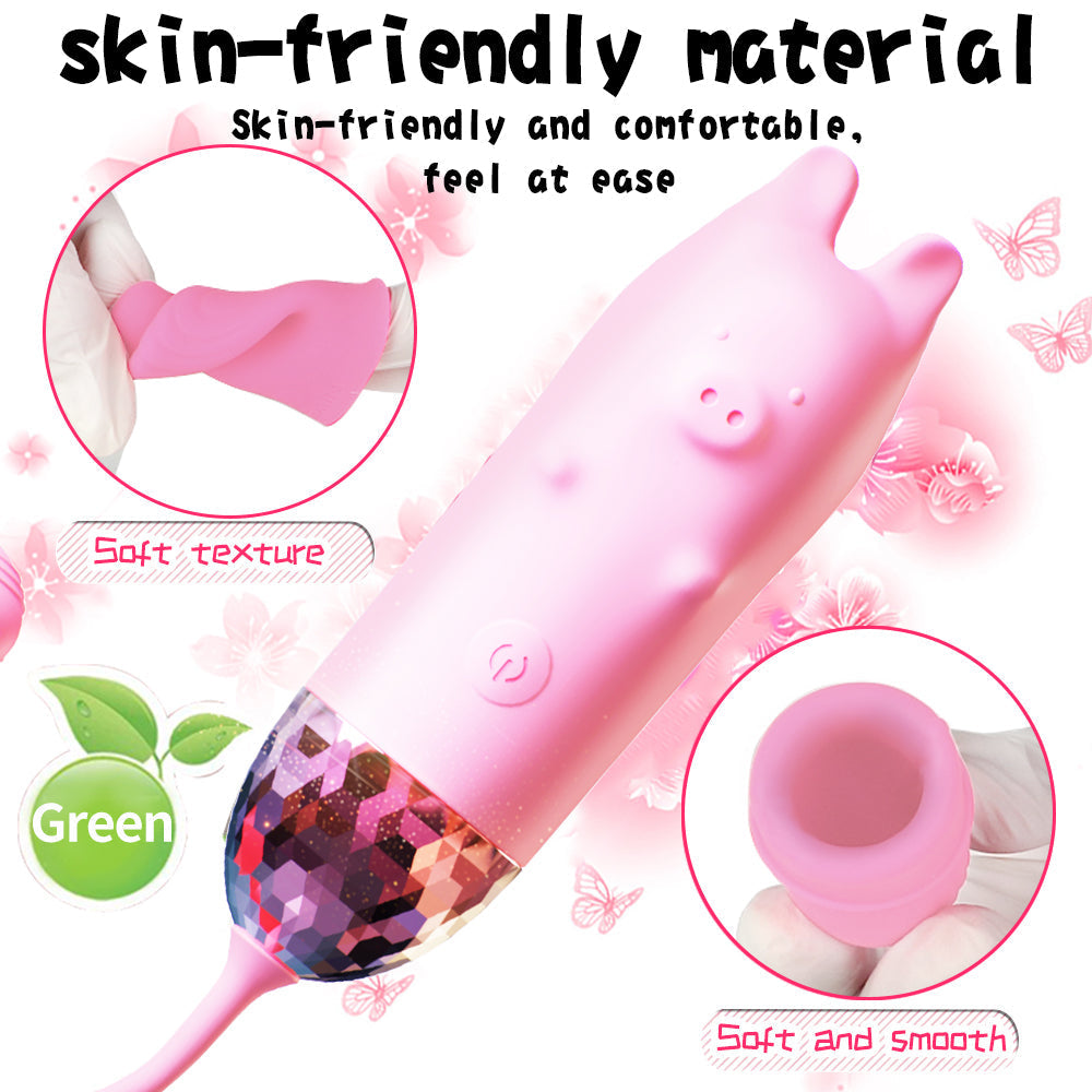 Piggy Vibrator -10 Frequency Wireless Control Piglet Vibrator
