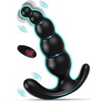 Silicone Thrusting Butt Plug Remote Vibrating Prostate Dildo
