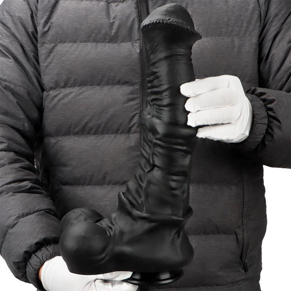 Oversized Liquid Silicone Simulation Giant Horse Dildo With Strong Suction Cup Base