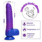 3 Thrusting 5 Vibrating Dildo Heated Colour-Changing Dildo