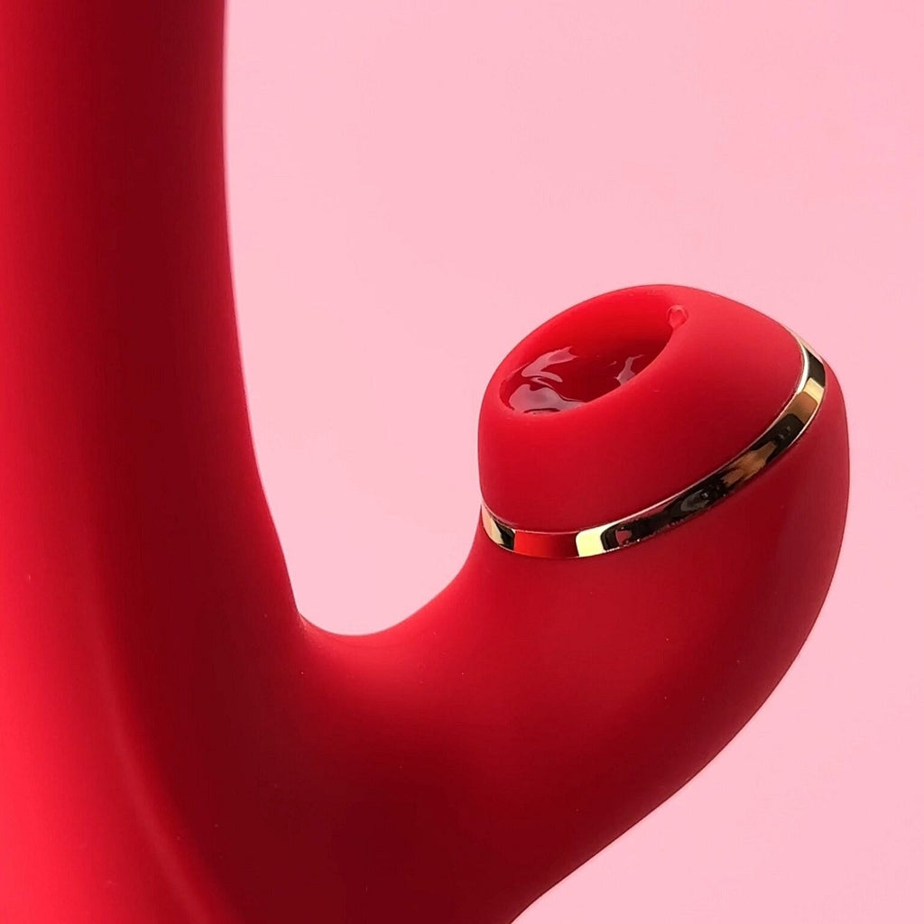 Stardust Flapping Rabbit Vibrator - Red