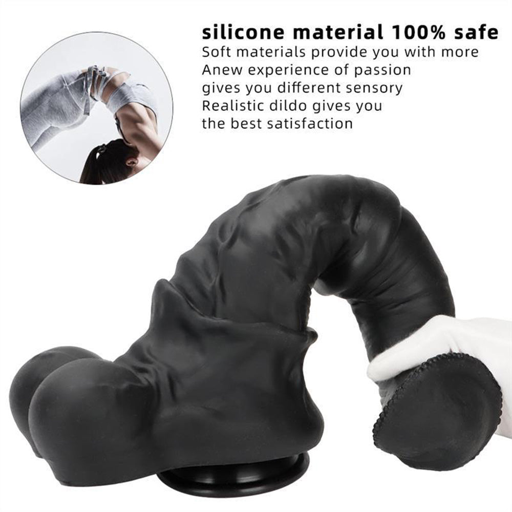 Oversized Liquid Silicone Simulation Giant Horse Dildo With Strong Suction Cup Base