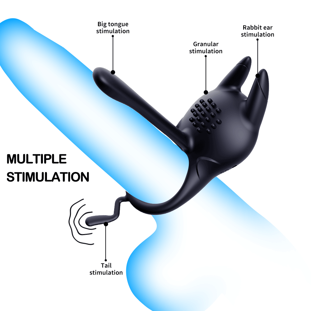 Couple Rings Vibrators 10 Vibration Mode Clit Stimualtion Sex Adult Toys