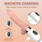 Remote Control Automatic 7-Frequency Telescopic Vibration Intelligent Heating Dildo