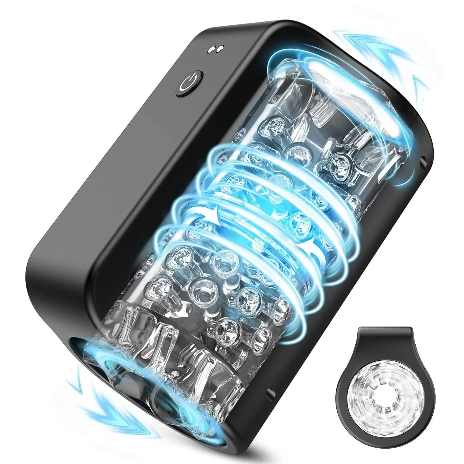 TurboPulseⅢ 7 Rotation Modes & Thrusting 2 in 1  Vibrating Male Stroker