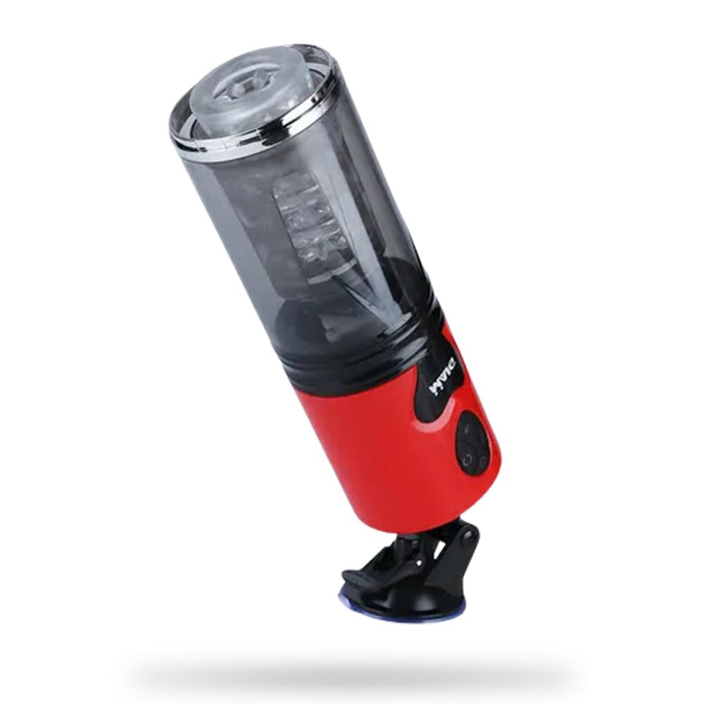 WaveRiderX Intelligent Multi-frequency Telescopic Rotation Sucking & Moaning Automatic Male Stroker with Suction Base