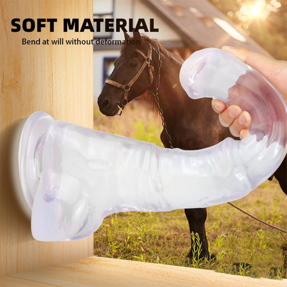 Huge Simulated Horse Suction Cup Dildo