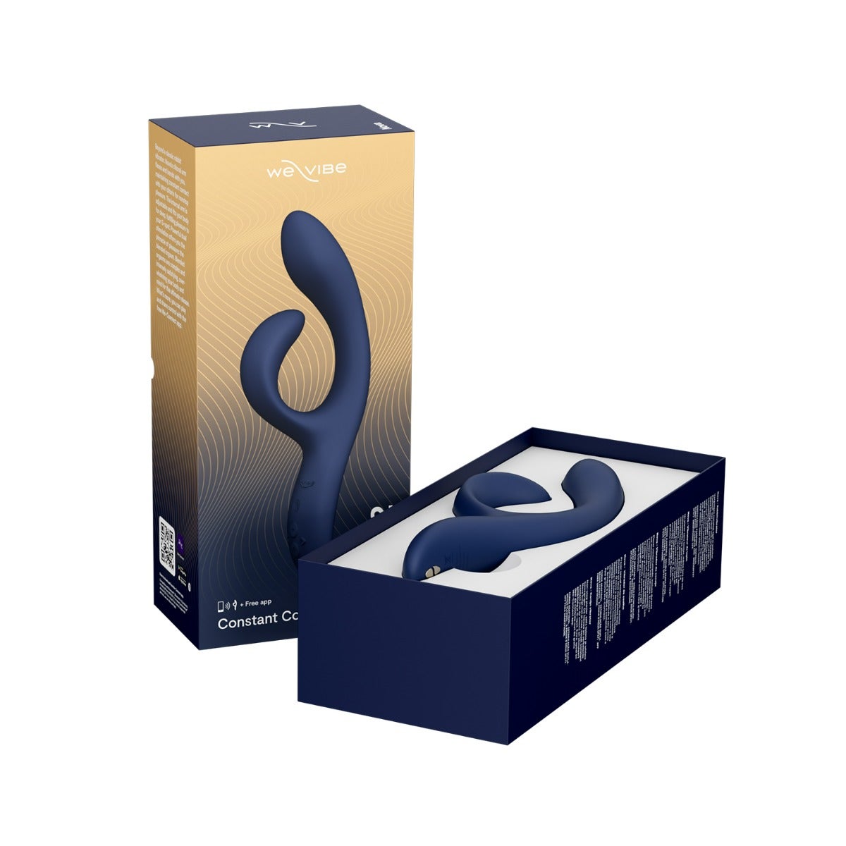We-Vibe Nova 2 Midnight Blue App-Controlled Rechargeable Rabbit Vibrator